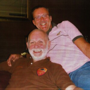 Piet met zijn levenspartner Harry circa 2011